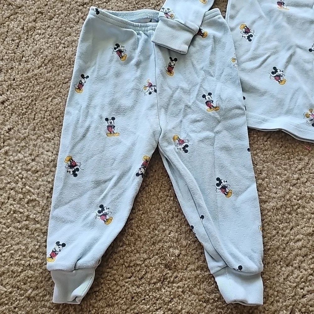 Janie and Jack Disney Mickey Mouse Pajama Set 12 18 Months